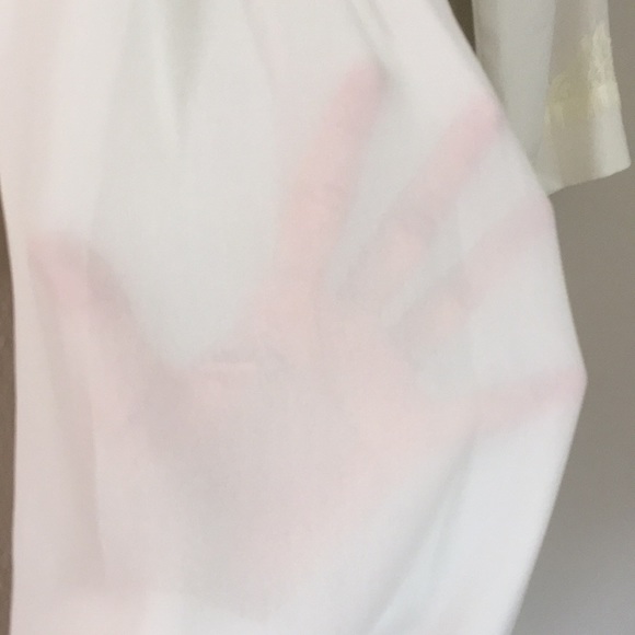 Morgan Taylor Sheer White Robe - Picture 8 of 10